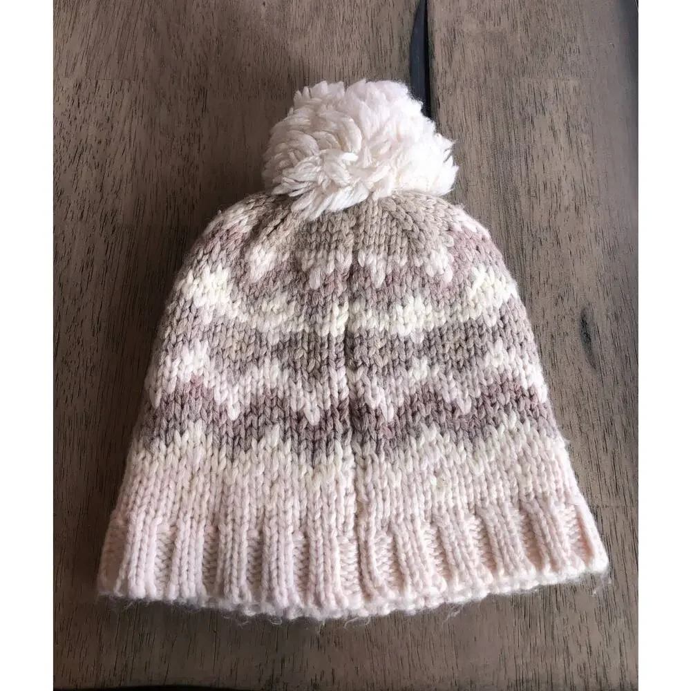 Lemon Knit Moonbeam Beanie with Pom Pom - OS